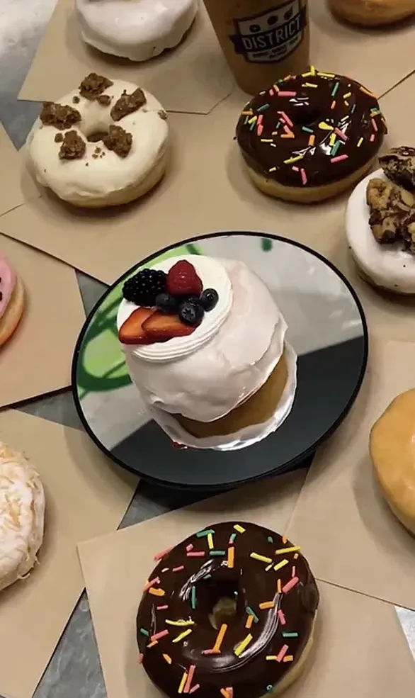 Gourmet donut spread at The Cosmopolitan