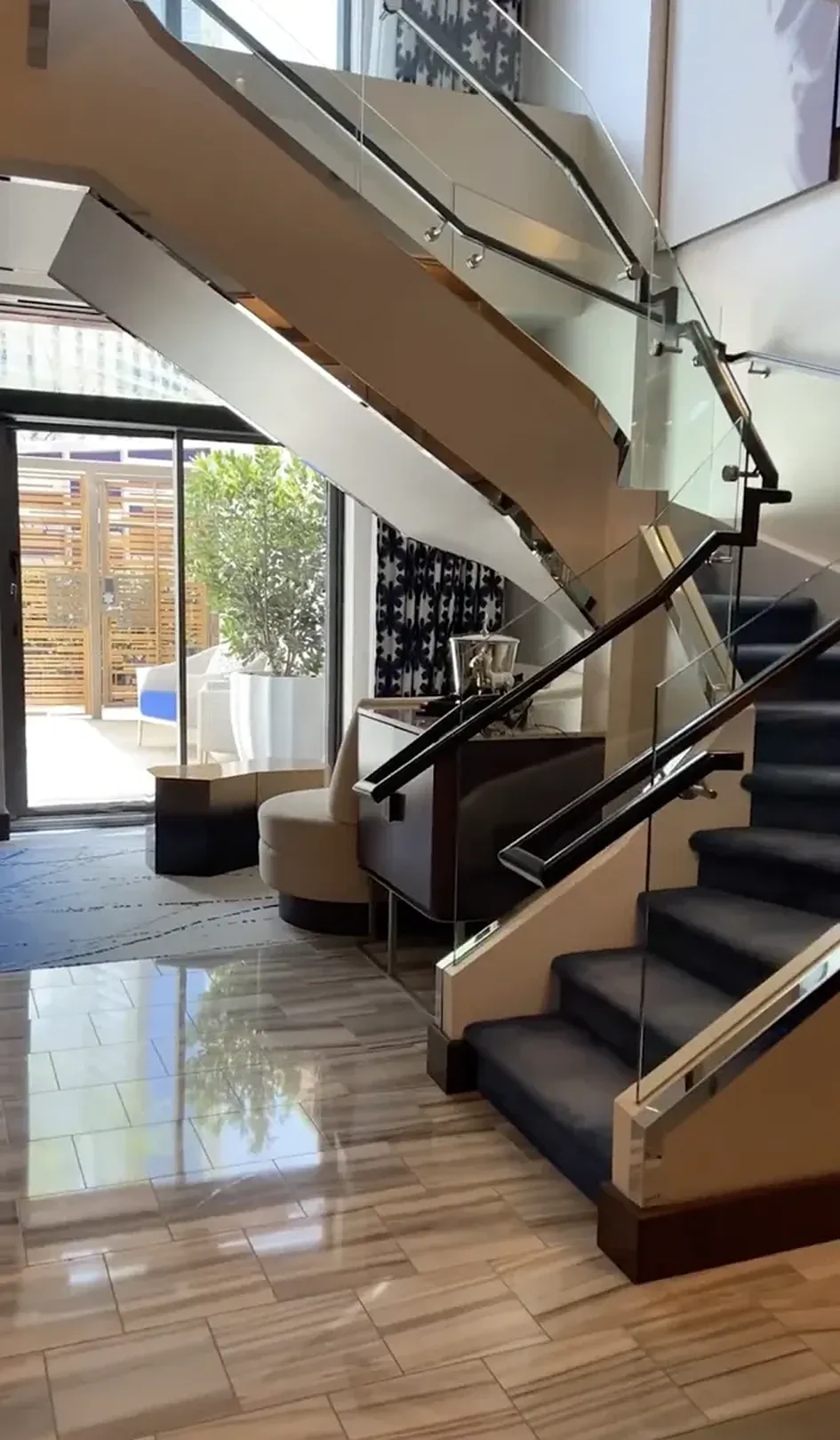 Staircase inside The Cosmopolitan